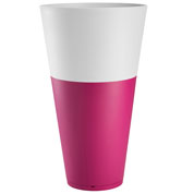 Vaso Tokyo - Fcsia / Branco- D.50 A.80 cm